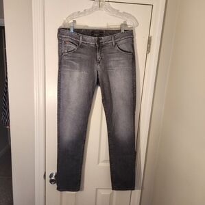 Hudson Double Button Gray Women's Jeans Size 31